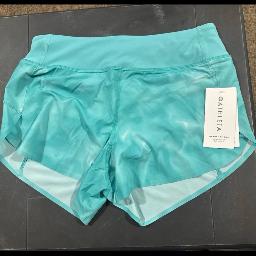 Athleta Women's Aqua Athletic Shorts